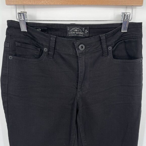 Lucky‎ Brand Women's 6/28R Dark Wash Shasha Boot Denim Jeans Black. - Picture 6 of 9